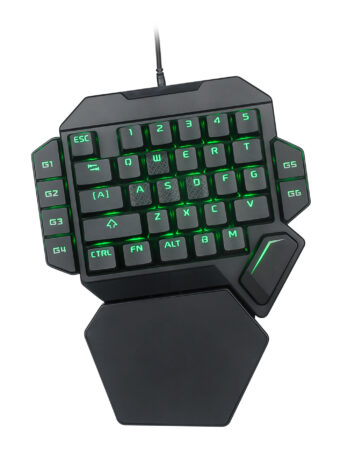 Eat Chicken One-handed Mechanical Keyboard Throne Left-handed Small Keyboard Mobile Game External Ebay Amazon Keyboard