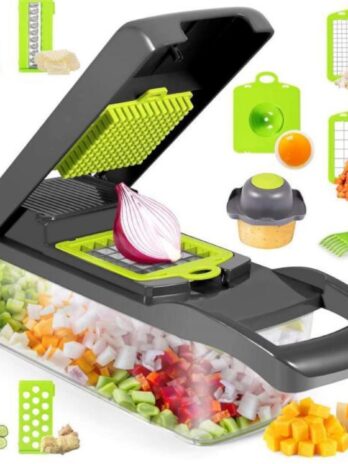 12 In 1 Manual Vegetable Chopper Kitchen Gadgets Food Chopper Onion Cutter Vegetable Slicer