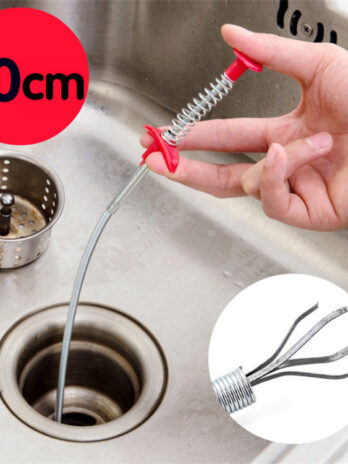 60CM Sewer Dredger Spring Pipe Dredging Tool Household Hair Cleaner Drain Clog Remover Cleaning Tools Household For Kitchen Sink Kitchen Gadgets