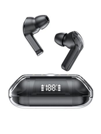 Wireless Digital Display Bilateral Stereo Transparent Bluetooth-compatible Headset