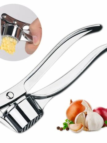 Garlic Press Crusher Mincer Chopper Peeler Squeeze Cutter Stainless Steel Ginger