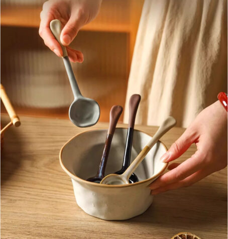 Ceramic Long Handle Small Spoon Household Dining Spoon - Image 6