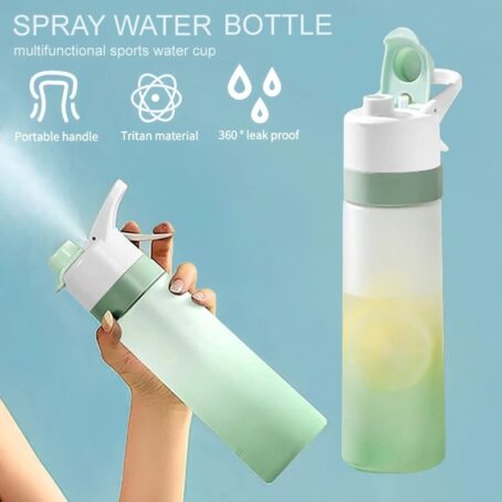 Spray Water Bottle For Girls Outdoor Sport Fitness Water Cup Large Capacity Spray Bottle Drinkware Travel Bottles Kitchen Gadgets - Image 2