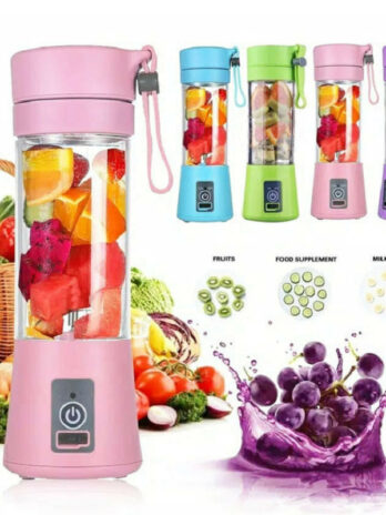 Portable Blender With USB Rechargeable Mini Kitchen Fruit Juice Mixer Home Simple Portable Electric Mini Juicer